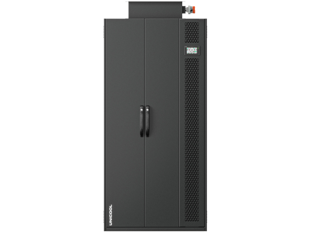 Шкафный кондиционер UNICOOL КПШ-1050, вид спереди с панелью управления
